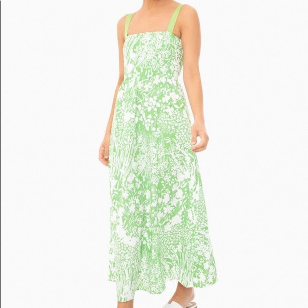Tuckernuck Grass Green Floral Dress